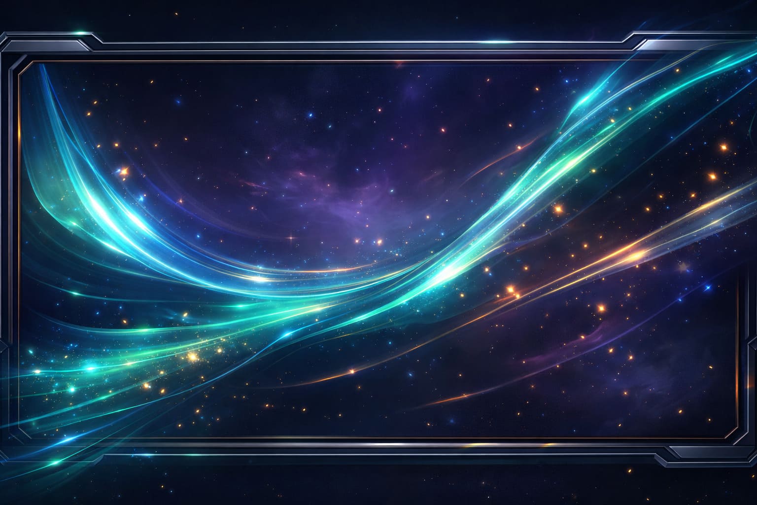 Aurora-inspired atmosphere artwork